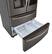 Alt View 24. LG - 28 Cu. Ft. 4-Door French Door Smart Refrigerator with Dual Ice - Printproof Black Stainless Steel.
