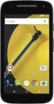 Front Zoom. AT&T Prepaid - Motorola Moto E with 8GB Memory Prepaid Cell Phone - Black.