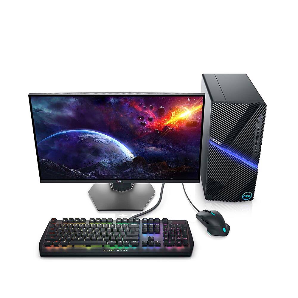 Alt View 13. Dell - G5 Gaming Desktop - Intel Core i7-10700F - 16GB RAM - NVIDIA RTX 2060 Super 8 GB GDDR6 - 1TB SSD - Abyss Black.