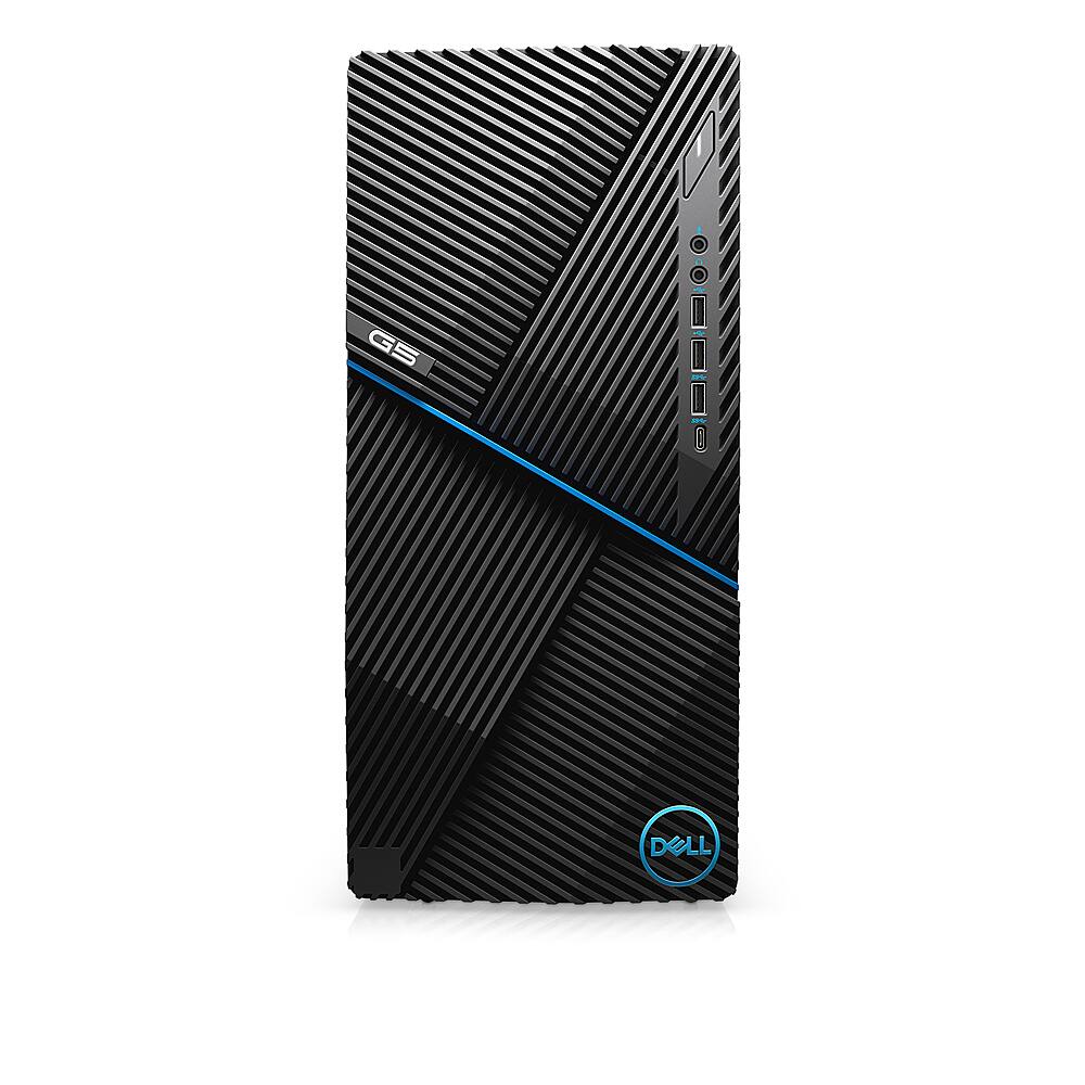 Alt View 2. Dell - G5 Gaming Desktop - Intel Core i7-10700F - 16GB RAM - NVIDIA RTX 2060 Super 8 GB GDDR6 - 1TB SSD - Abyss Black.