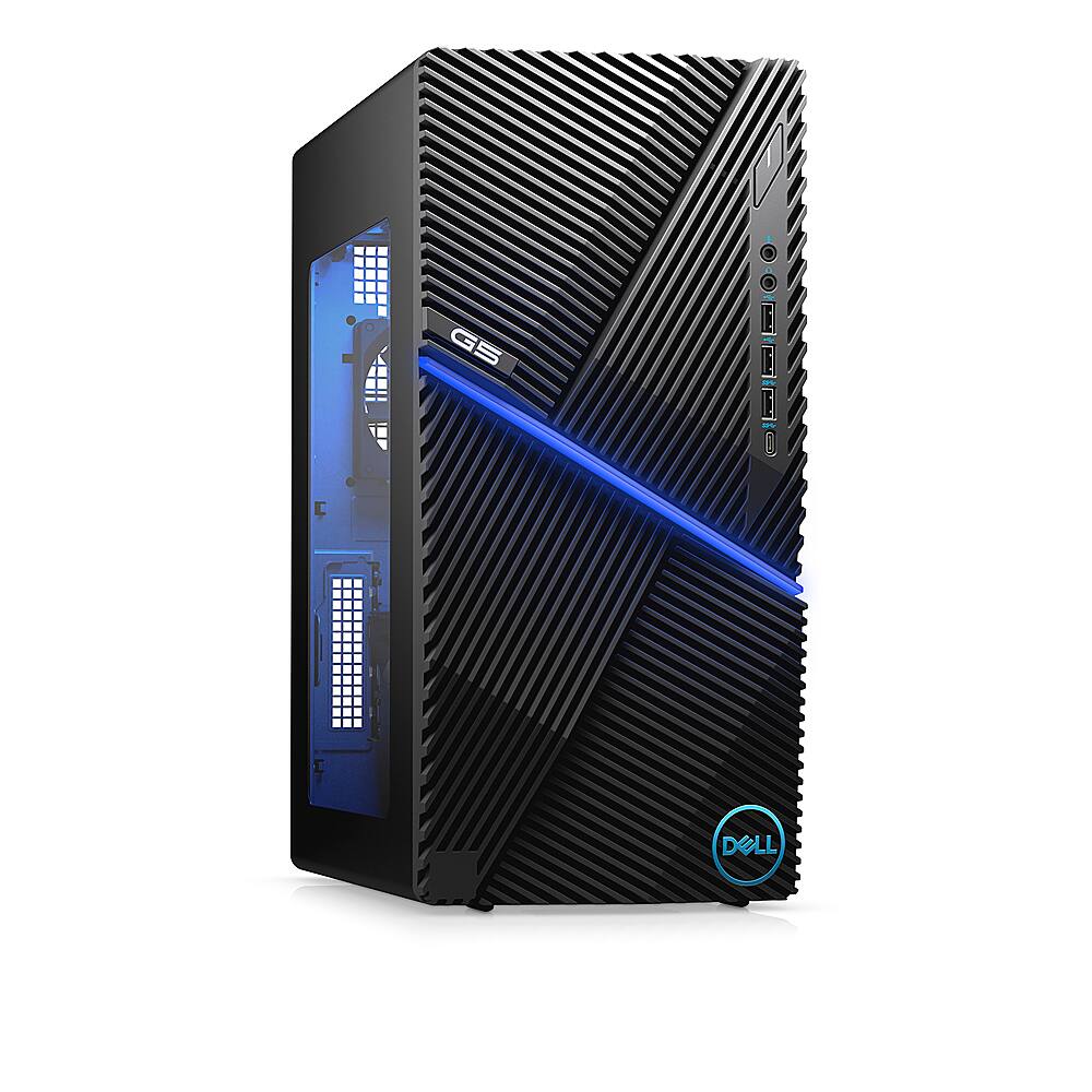 Alt View 5. Dell - G5 Gaming Desktop - Intel Core i7-10700F - 16GB RAM - NVIDIA RTX 2060 Super 8 GB GDDR6 - 1TB SSD - Abyss Black.
