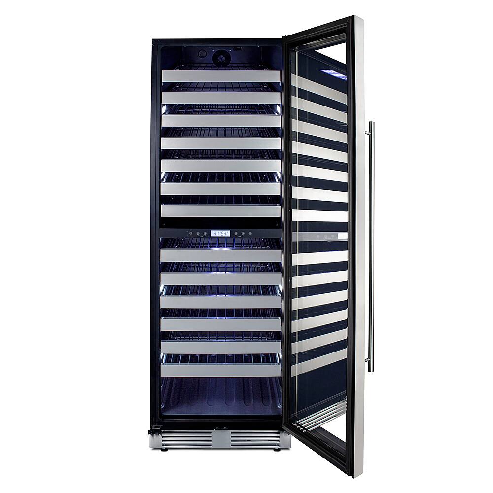 Alt View 11. Summit Appliance - LWC2Z195 Dual Zone Commercial Wine Cellar - Black.