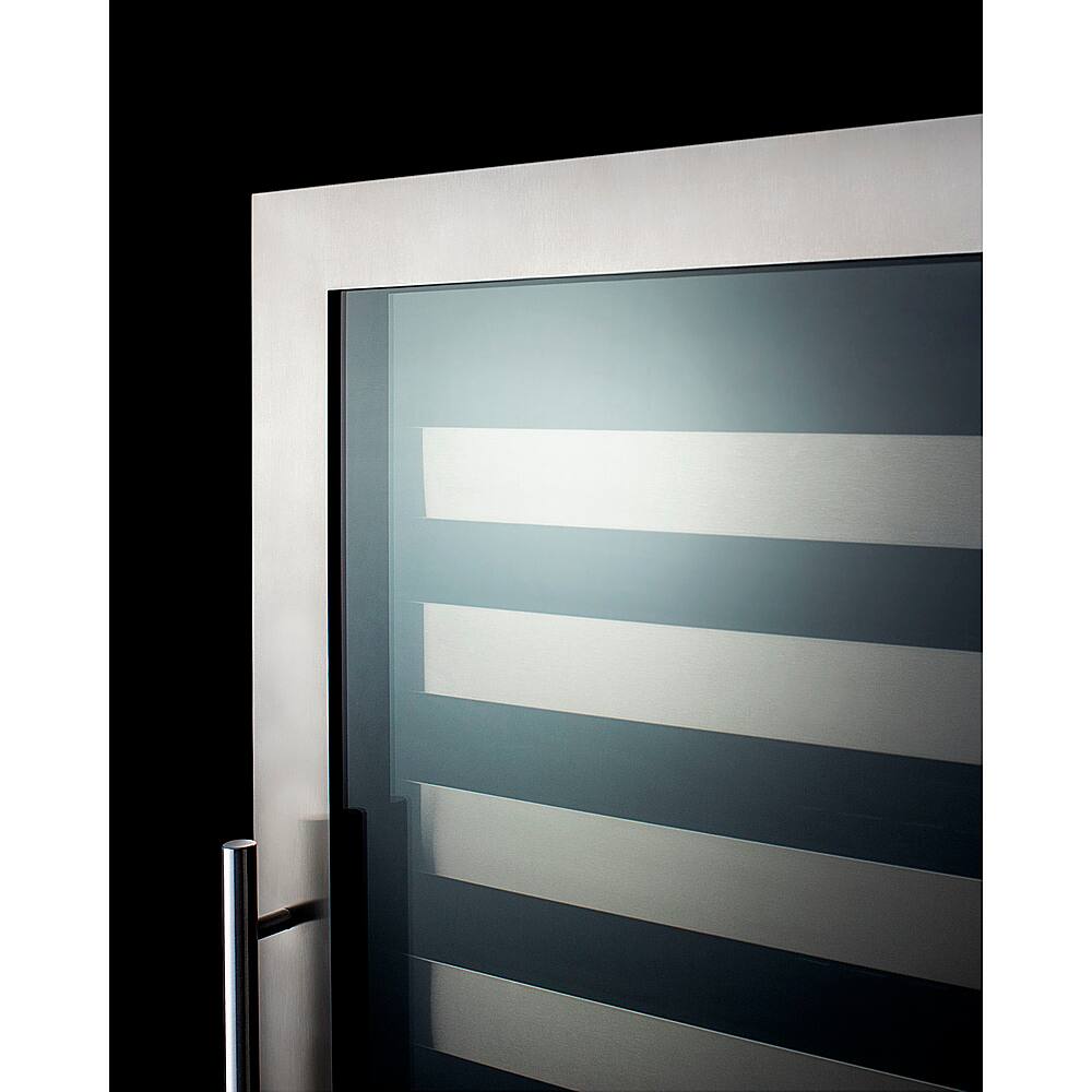 Alt View 15. Summit Appliance - LWC2Z195 Dual Zone Commercial Wine Cellar - Black.