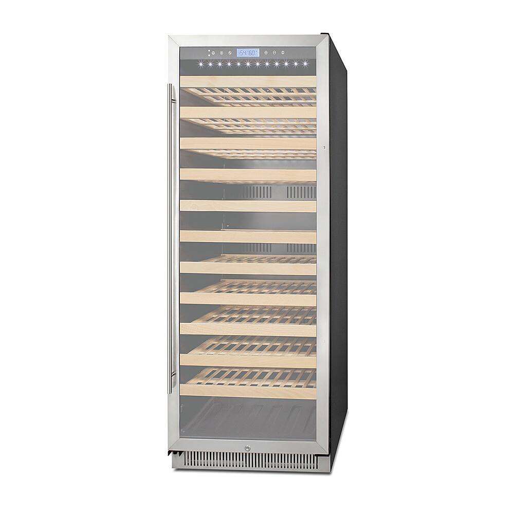 Angle View: Summit Appliance - LWC1Z96 Wine Cellar - Black