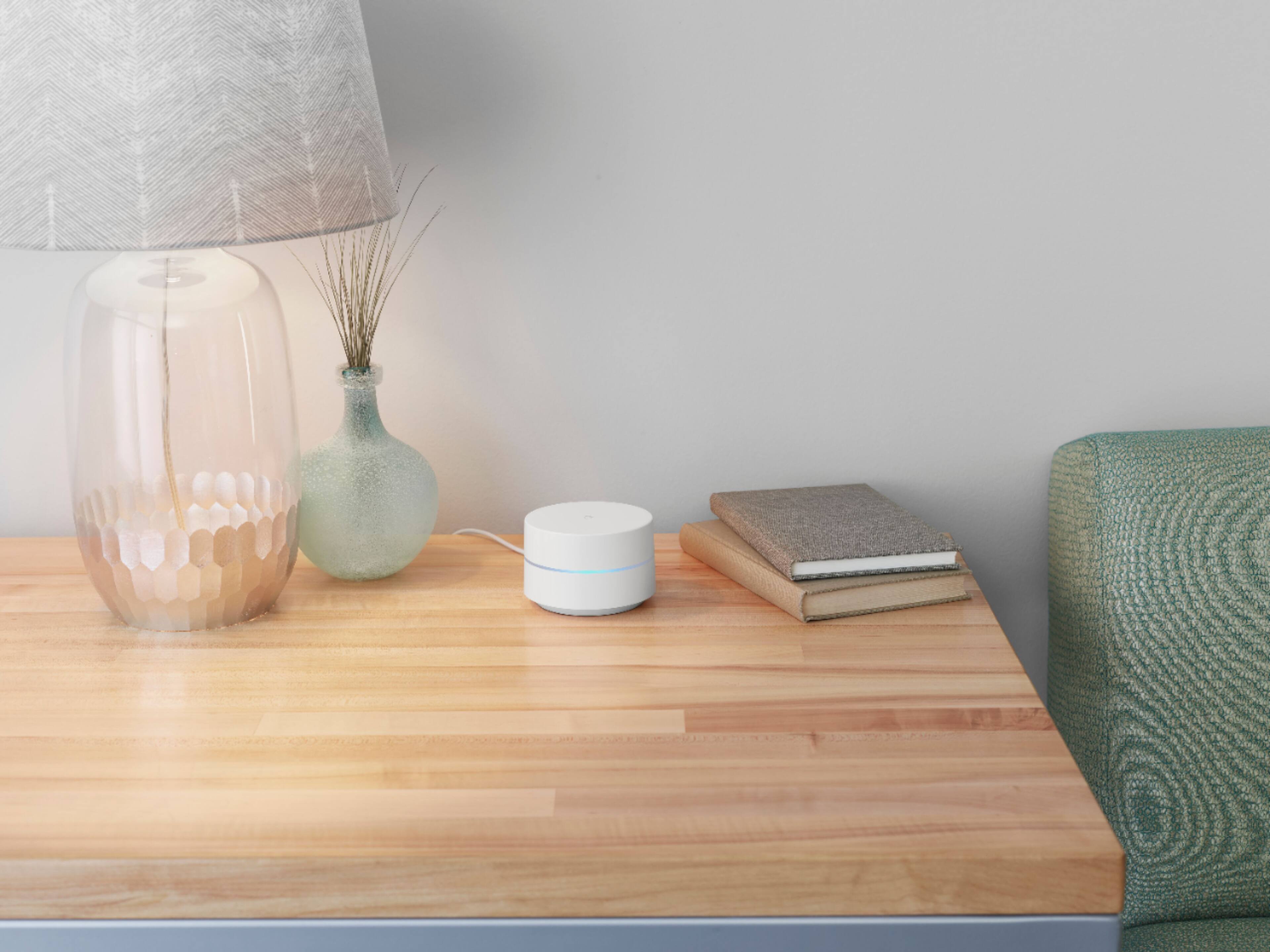 Alt View 13. Google - Wifi - Mesh Router (AC1200) - 1 pack - White.