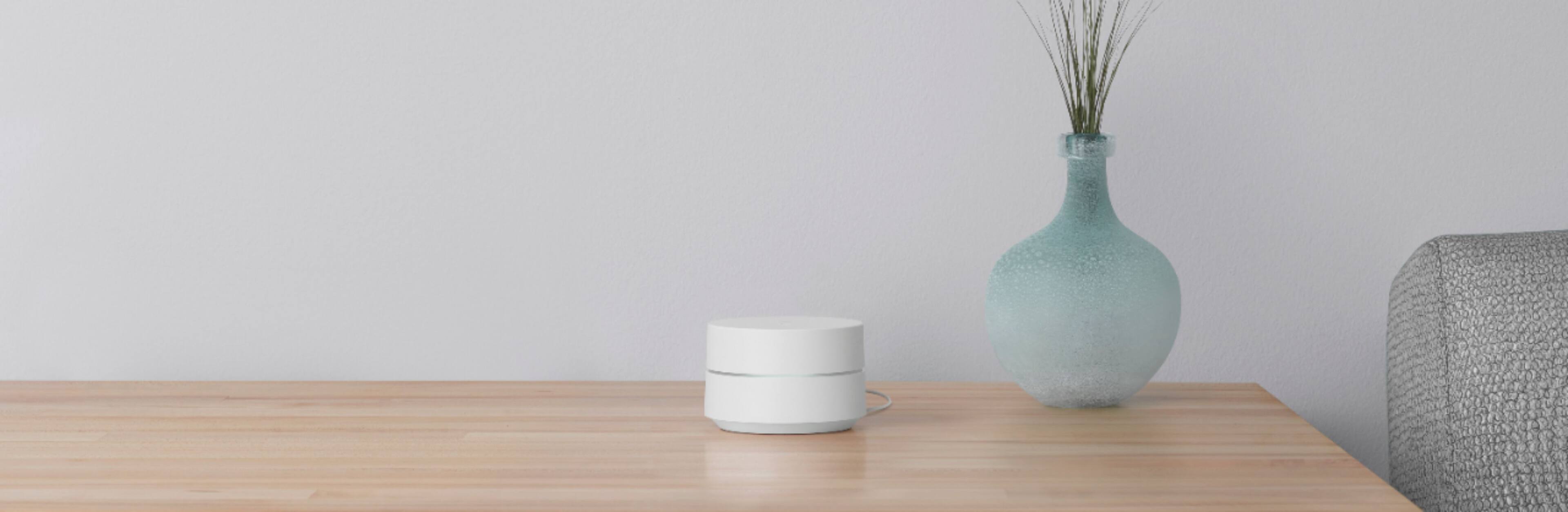 Alt View 14. Google - Wifi - Mesh Router (AC1200) - 1 pack - White.