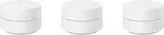 Front. Google - Wifi - Mesh Router (AC1200) - 3 pack - White.