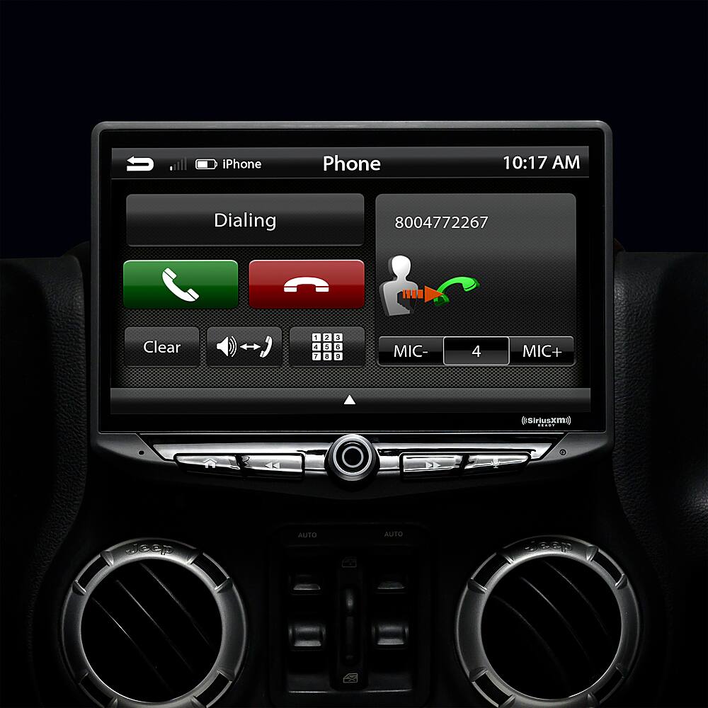 Alt View 13. Stinger - 10” Android Auto/Apple CarPlay Bluetooth Digital Media Receiver - Black.