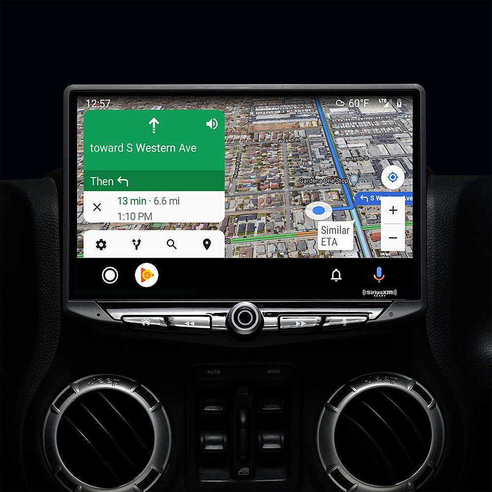 Alt View 18. Stinger - 10” Android Auto/Apple CarPlay Bluetooth Digital Media Receiver - Black.