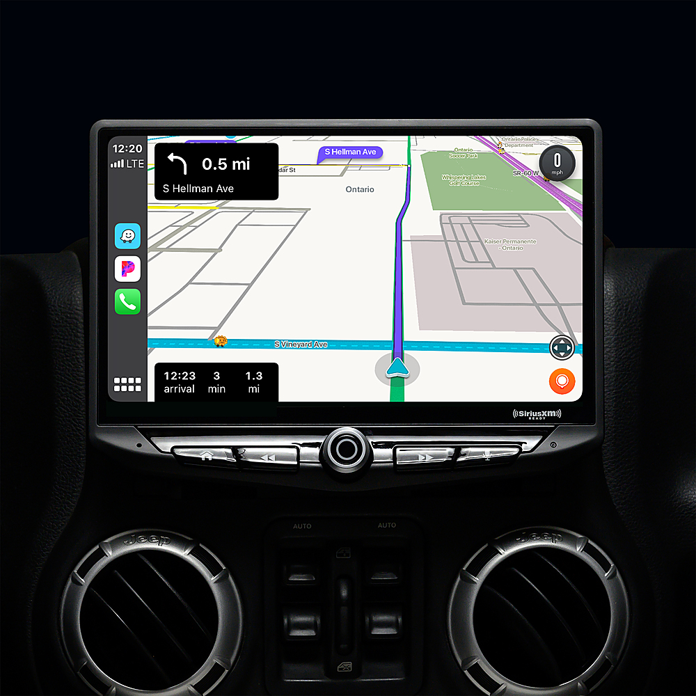 Stinger 10” Android Auto/Apple CarPlay Bluetooth Digital Media Receiver  Black UN1810 - Best Buy