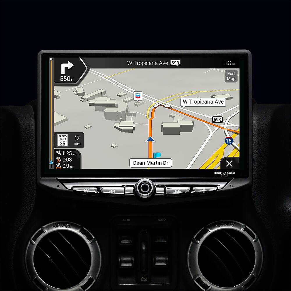 Alt View 20. Stinger - 10” Android Auto/Apple CarPlay Bluetooth Digital Media Receiver - Black.