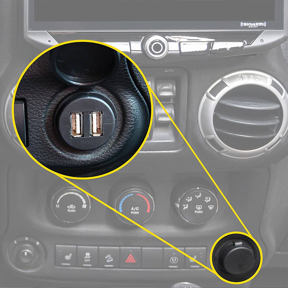 Alt View 31. Stinger - 10” Android Auto/Apple CarPlay Bluetooth Digital Media Receiver - Black.