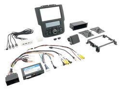PAC - Integrated Radio Replacement Dash Kit with Climate and Steering Wheel Controls for Select RAM Trucks - Black - Front_Zoom