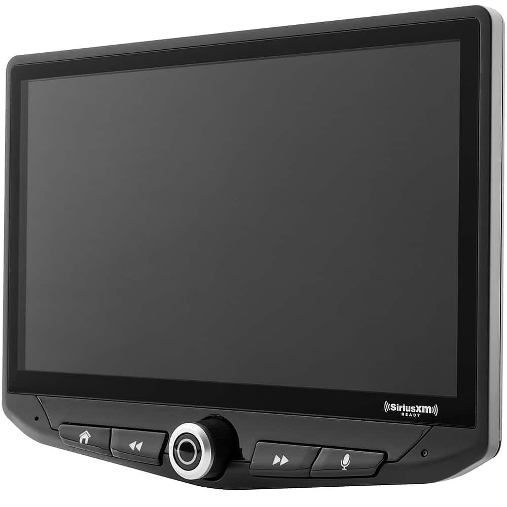 Angle. Stinger - 10” Android Auto/Apple CarPlay Bluetooth Digital Media Receiver - Black.