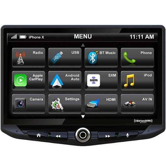 Vernietigen Meenemen focus Stinger 10” Android Auto/Apple CarPlay Bluetooth Digital Media Receiver  Black UN1810 - Best Buy