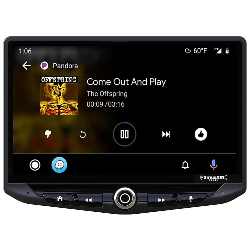 Alt View 26. Stinger - 10” Android Auto/Apple CarPlay Bluetooth Digital Media Receiver - Black.