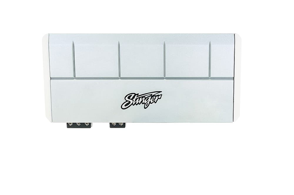 Alt View 12. Stinger - Micro 5-Channel 1000W Marine and Powersports Amplifier - Silver.