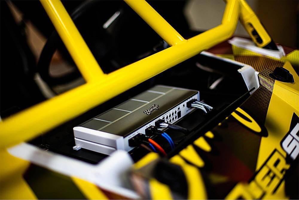 Alt View 19. Stinger - Micro 5-Channel 1000W Marine and Powersports Amplifier - Silver.