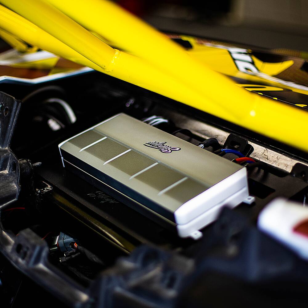 Alt View 20. Stinger - Micro 5-Channel 1000W Marine and Powersports Amplifier - Silver.