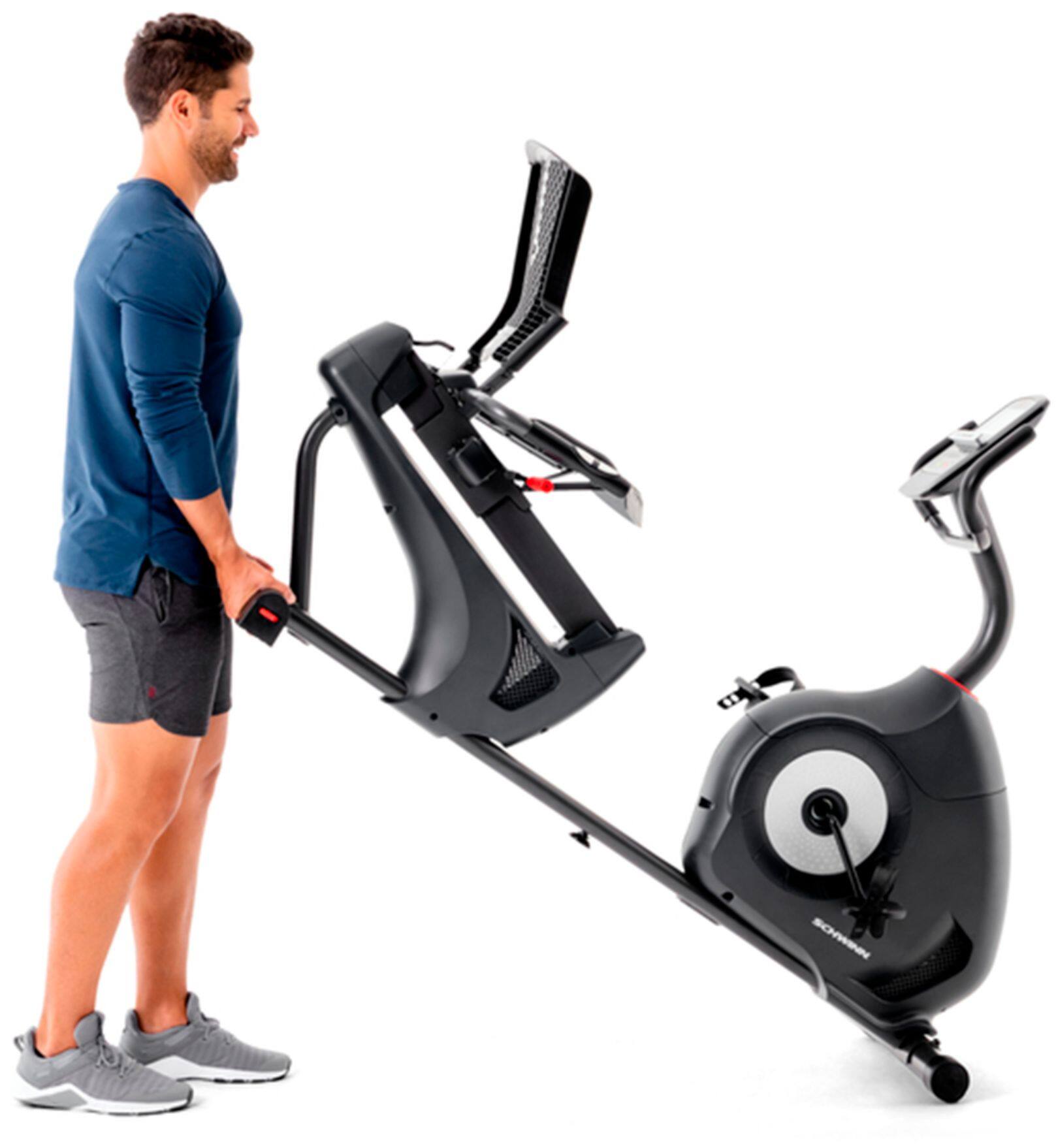 Alt View 11. Schwinn - 230 Recumbent Bike - Gray.
