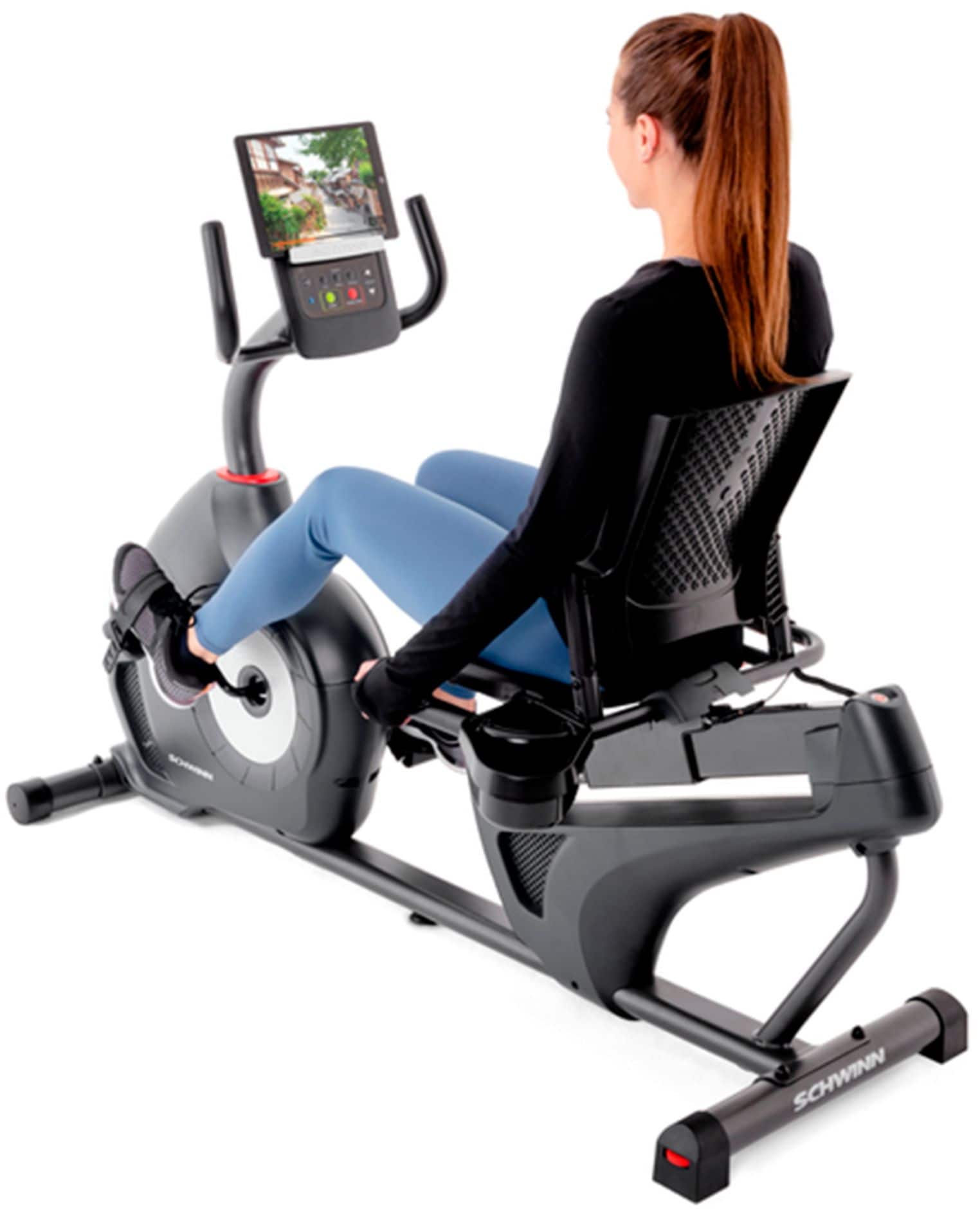 Alt View 13. Schwinn - 230 Recumbent Bike - Gray.