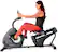 Left. Schwinn - 230 Recumbent Bike - Gray.