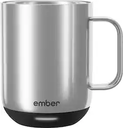 Ember - Temperature Control Smart Mug² - 10 oz - Stainless Steel - Angle_Zoom