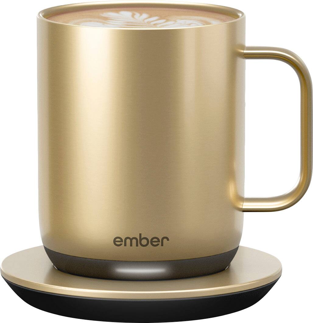Left. Ember - Temperature Control Smart Mug² - 10 oz - Gold.
