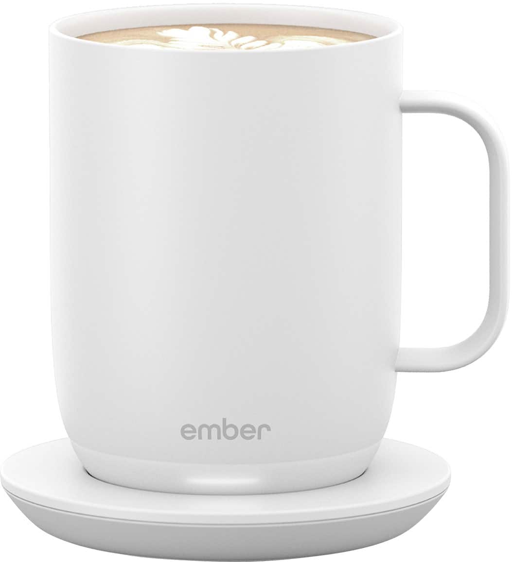 Left. Ember - Temperature Control Smart Mug² - 14 oz - White.