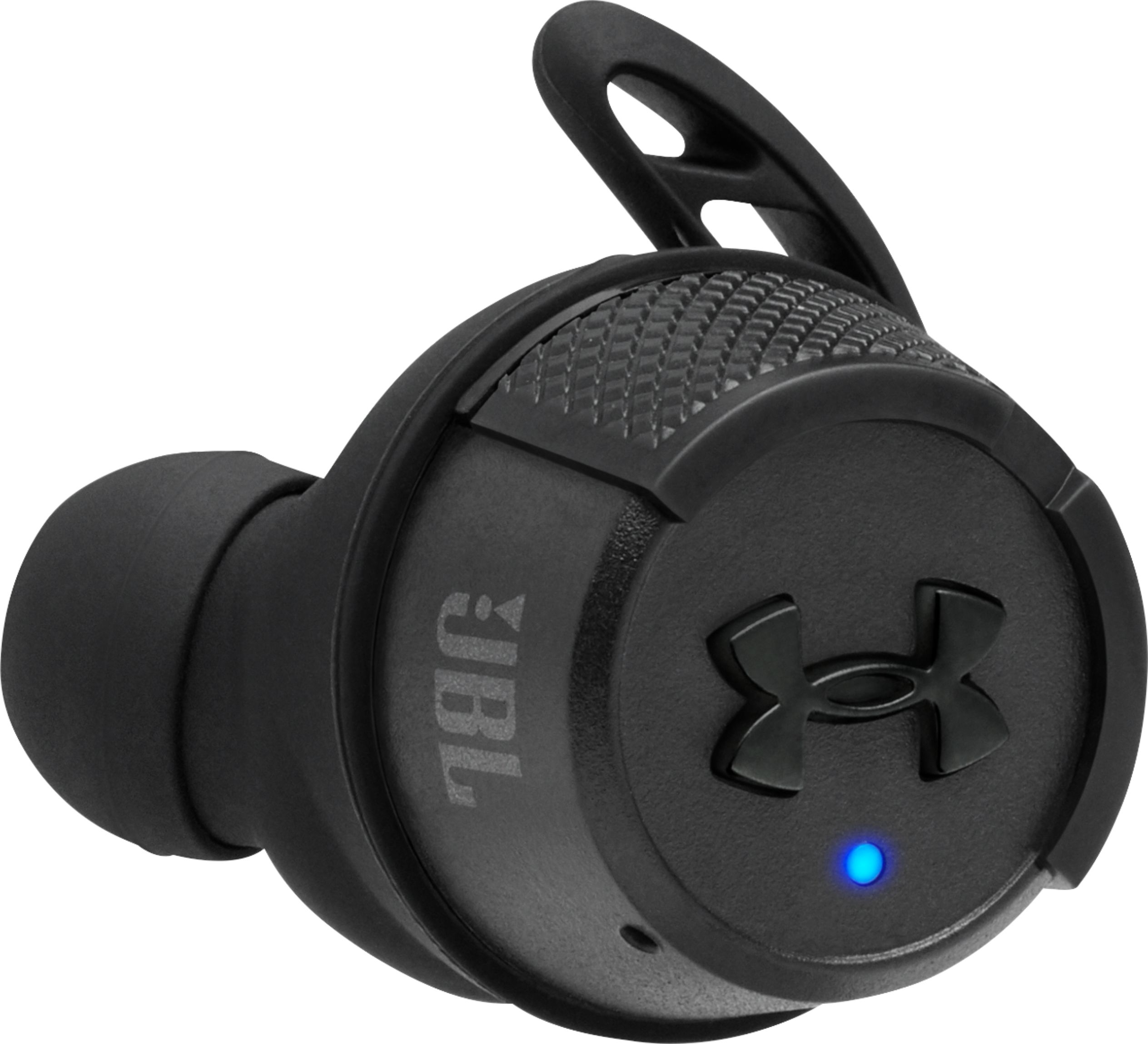 Shuraba acoplador Ejecutante JBL Under Armour True Wireless Sport In-Ear Headphones Black  UAJBLFLASHXBLKAM - Best Buy