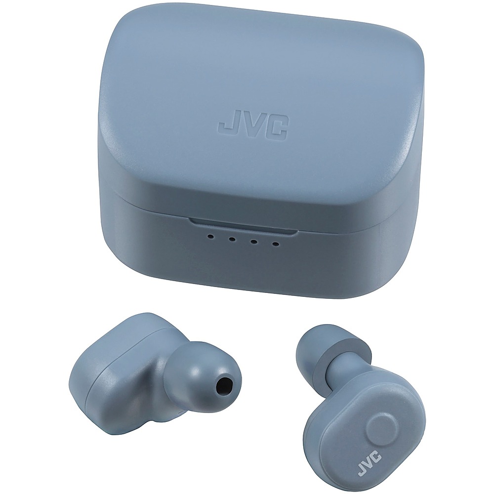 Angle View: JVC - HA A10T True Wireless In-Ear Headphones - Gray