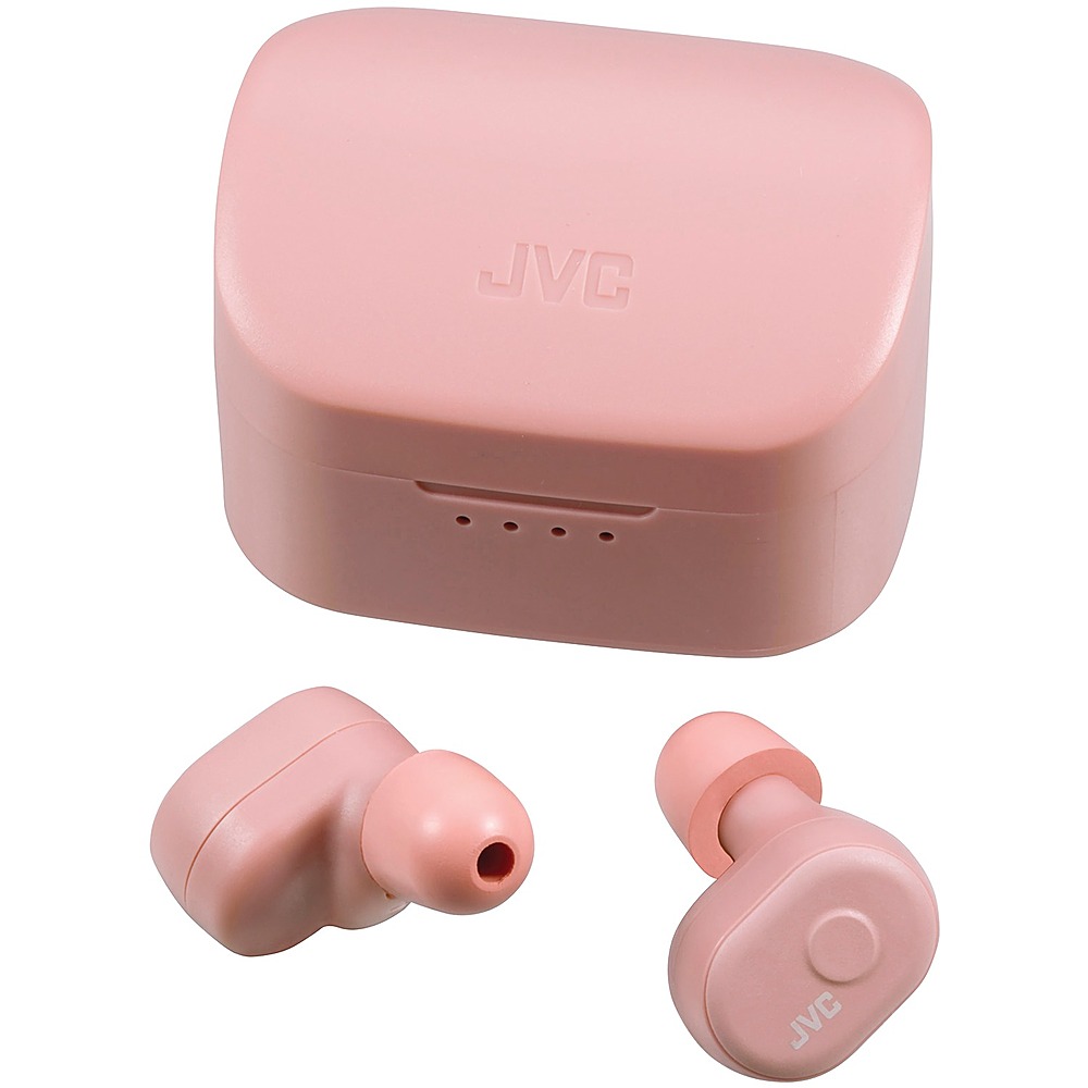 Angle View: JVC - HA A10T True Wireless In-Ear Headphones - Pink