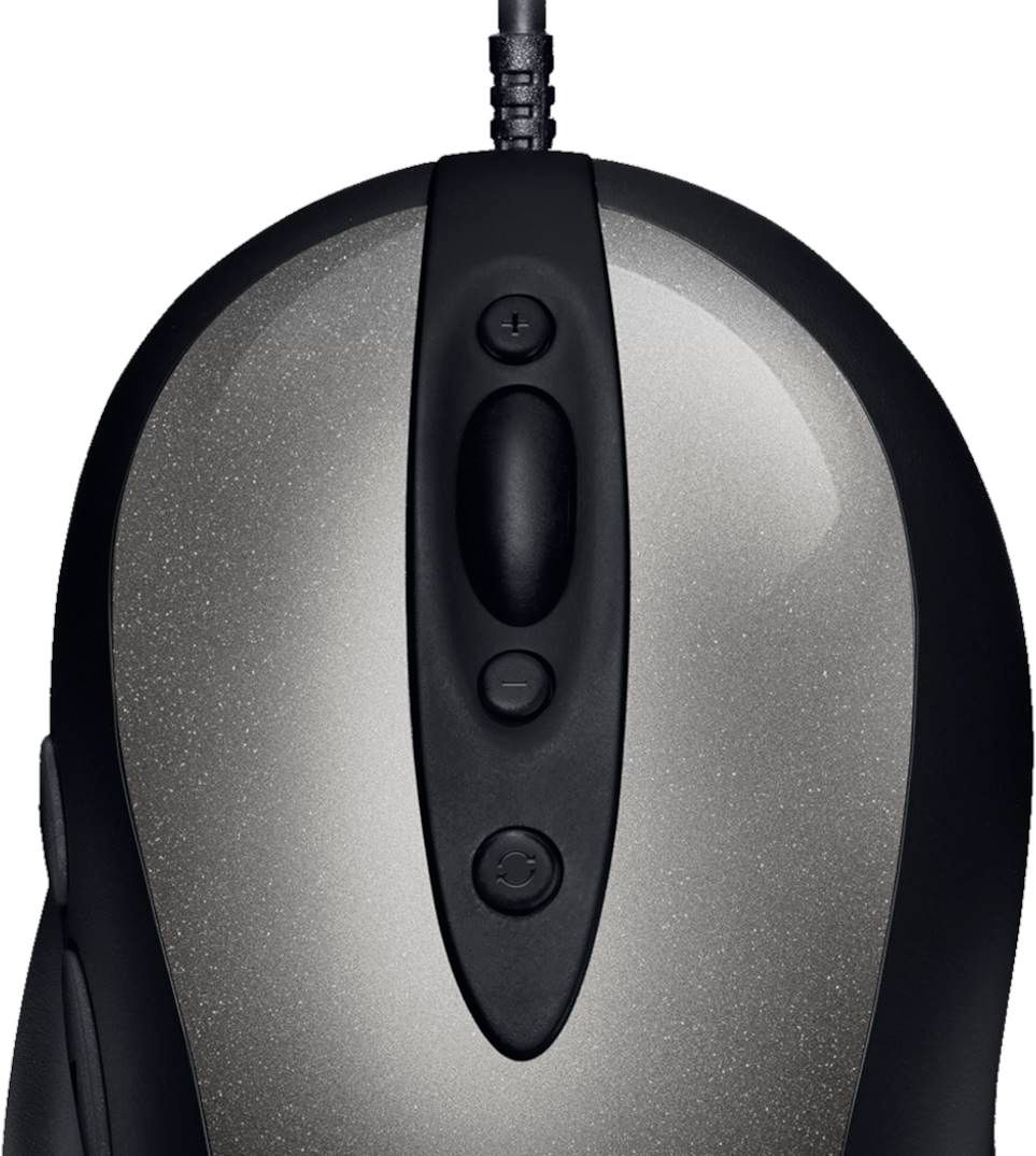 Best Buy: Logitech G MX518 Wired Optical Gaming Mouse Black/Gray 