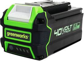 Greenworks - 40V 5.0Ah Battery w/ USB - Front_Zoom