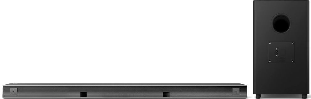 Back View: TCL - Alto R1 Roku TV Wireless 2.0 Channel Sound Bar for Roku TV, Bluetooth – TSR1 31.5-inch - Black