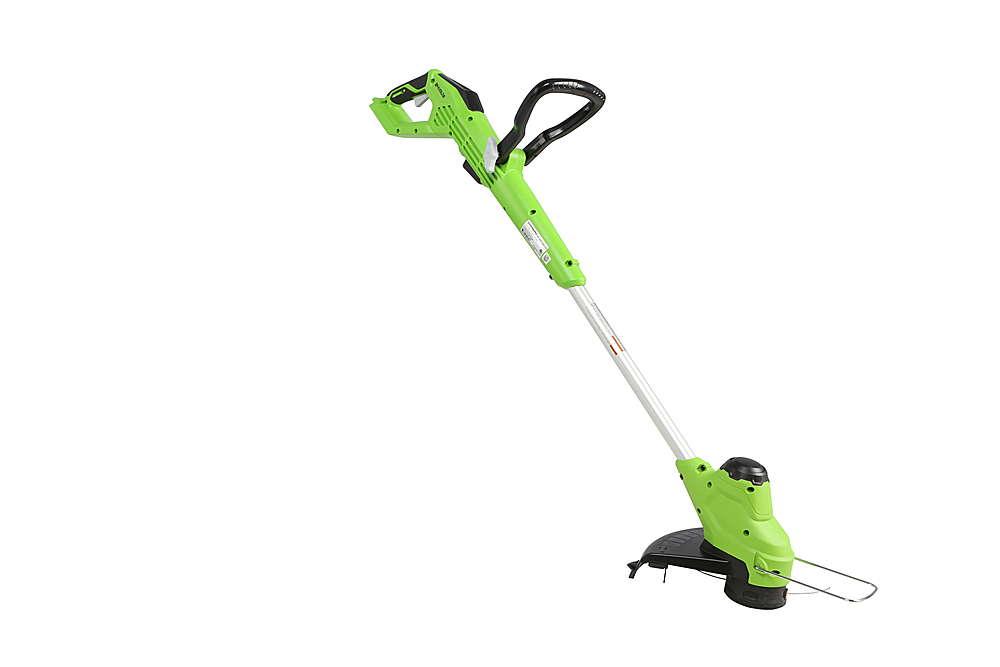 Li-Ion 2x24V 33 cm Cutting Width 6200 rpm 2 mm Thread Diameter Automatic Thread Feed Flowerguard Hi/Low Mode Without Battery and Charger Greenworks Tools Battery Lawn Trimmer GD24X2LT 