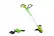 Alt View 12. Greenworks - TORQDRIVE 24-Volt 12-Inch Cutting Diameter Straight Shaft Grass Trimmer and Edger (1 x 2.0Ah Battery and 1 x Charger) - Black/Green.