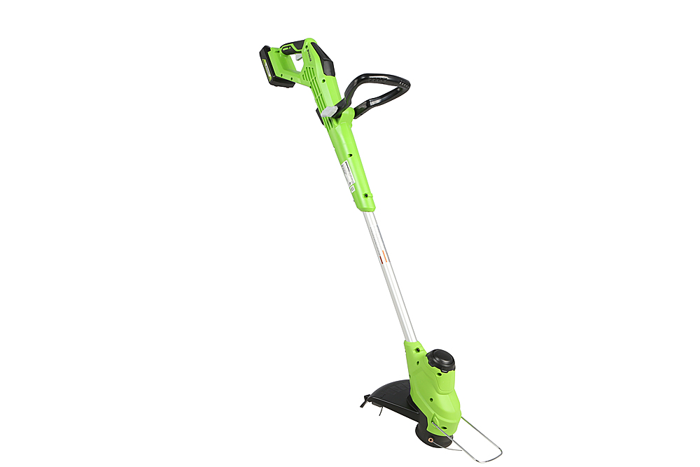 Greenworks 24-volt 10-in Straight Shaft Battery String Trimmer 2 Ah (Battery  and Charger Included) in the String Trimmers department at