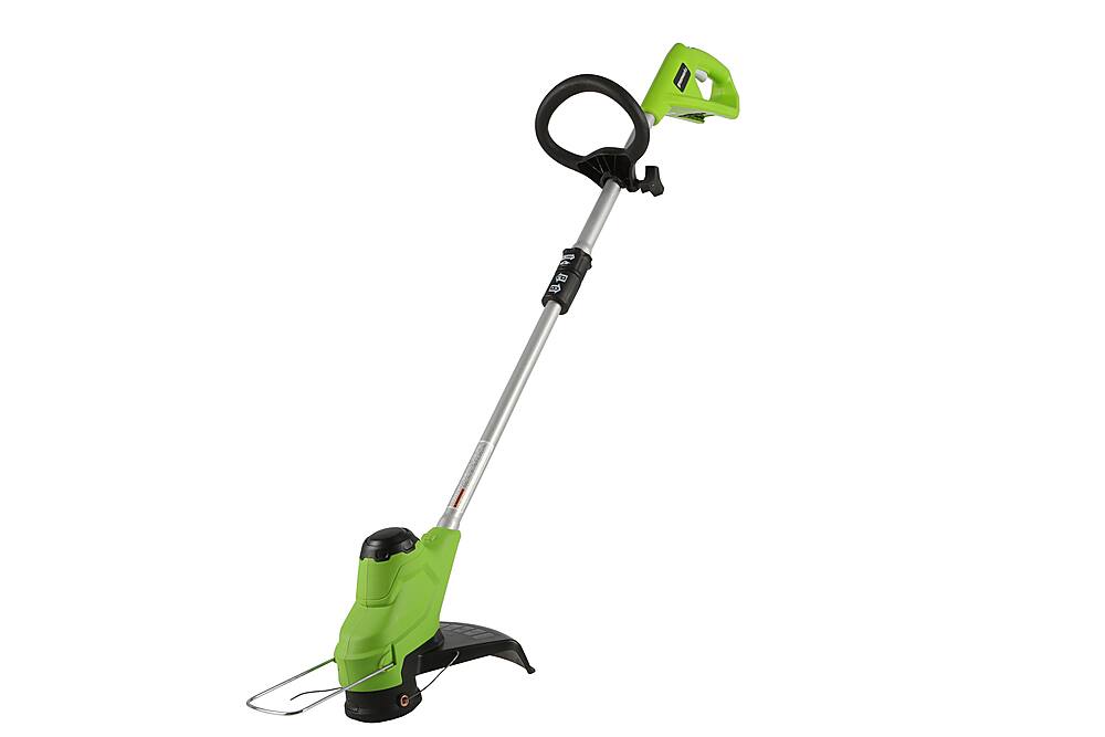 Greenworks - 40V 2.0Ah 12-in. TORQDRIVE™ String Trimmer w/ USB battery and charger - Green - Alt_View_Standard_11