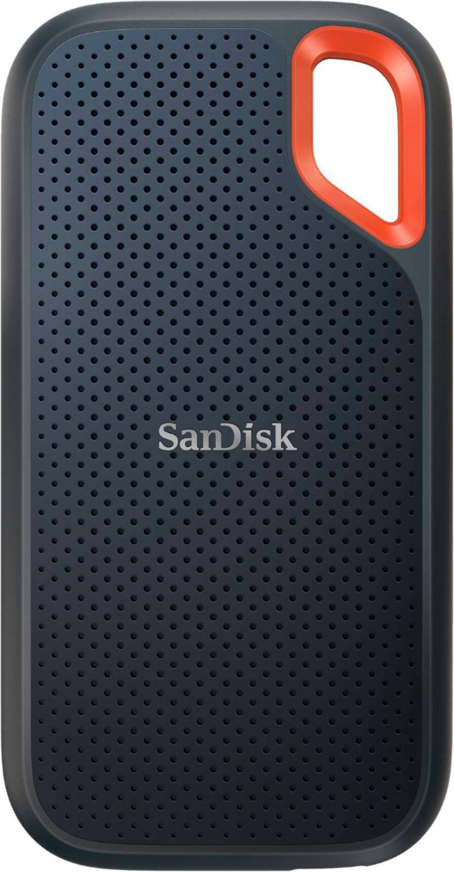 SanDisk Extreme Portable 2TB External USB C NVMe SSD Black SanDisk Extreme Portable 2TB External USB C NVMe SSD Black