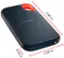 Angle. SanDisk - Extreme Portable 2TB External USB-C NVMe SSD - Black.
