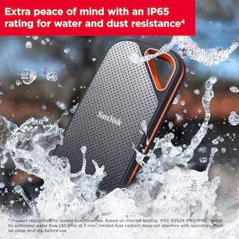 SANDISK Extreme Pro Portable 2TB External USB C NVMe SSD Black SANDISK Extreme Pro Portable 2TB External USB C NVMe SSD Black