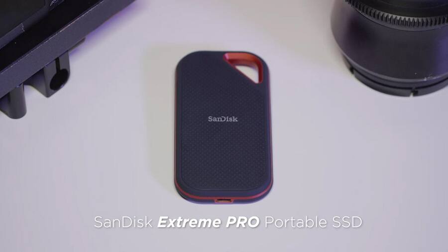 SanDisk Extreme Pro Portable 2TB External USB C NVMe SSD Black SanDisk Extreme Pro Portable 2TB External USB C NVMe SSD Black