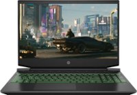 Front Zoom. HP - Pavilion 15.6" Gaming Laptop - AMD Ryzen 5 - 8GB Memory - NVIDIA GeForce GTX 1650 - 256GB SSD - Shadow Black.