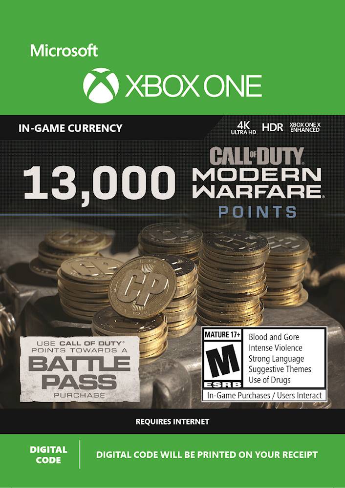 Andere plaatsen China Spaans Call of Duty: Modern Warfare 13,000 Points Xbox One [Digital] 7F6-00252 -  Best Buy