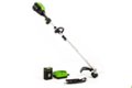 Alt View 15. Greenworks - 80V 16” Brushless Attachment Capable String Trimmer with 2.0 Ah Battery and Rapid Charger - Black/Green.