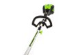 Alt View 19. Greenworks - 80V 16” Brushless Attachment Capable String Trimmer with 2.0 Ah Battery and Rapid Charger - Black/Green.