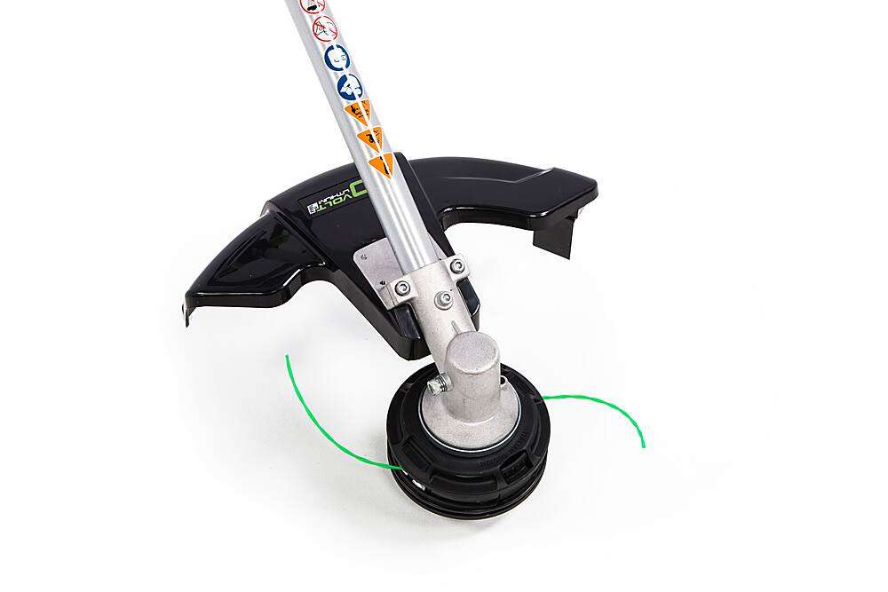 Alt View 20. Greenworks - 80V 16” Brushless Attachment Capable String Trimmer with 2.0 Ah Battery and Rapid Charger - Black/Green.