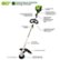 Alt View 33. Greenworks - 80V 16” Brushless Attachment Capable String Trimmer with 2.0 Ah Battery and Rapid Charger - Black/Green.
