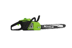 Greenworks - PRO 80V 2.5Ah 16-in. BL Chainsaw w/ battery and charger - green - Alt_View_Standard_11